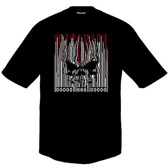 Other - Barcode Skull Shirt